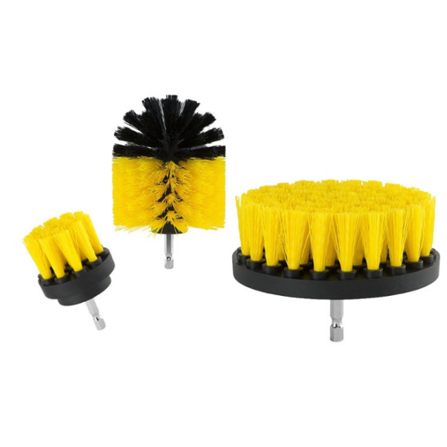 Powerful brush head for drill