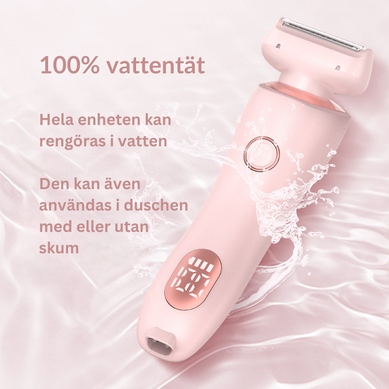 2-i-1 Epilator och trimmer USB uppladdningsbar