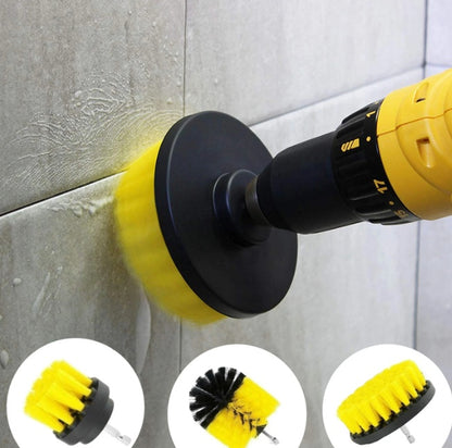 Powerful brush head for drill