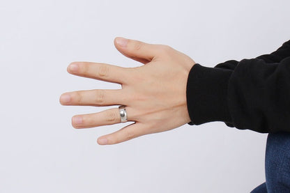 Diskret Ring i Rostfritt Stål 🏳️‍🌈