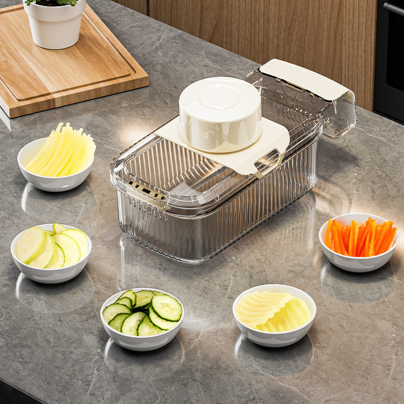 Vegetable Cutter Set - Slice Grate Rinse Store 