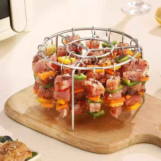 Grillställ + 24 spett till din airfryer