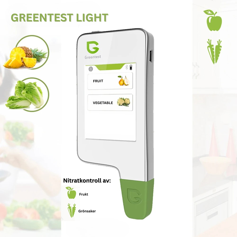 GreenTest | Nitratmätare för livsmedel Vattenkvalitet och Strålning