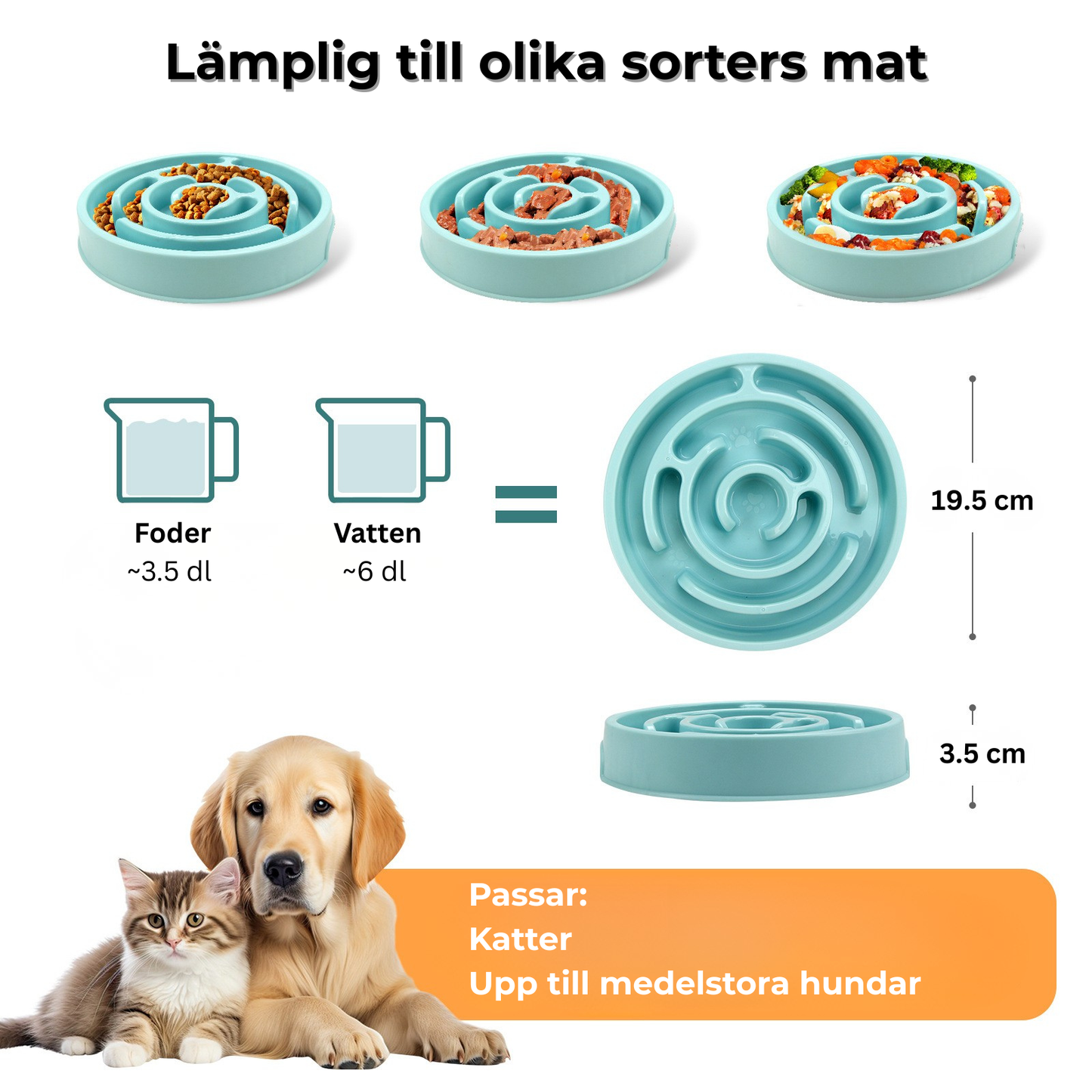 Slow Feeder - Ett enkelt sätt att varva ner med slickskål 🐾