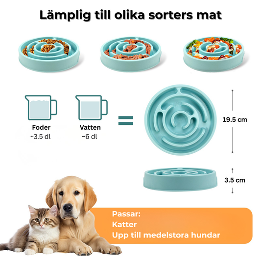 Slow Feeder - Ett enkelt sätt att varva ner med slickskål 🐾