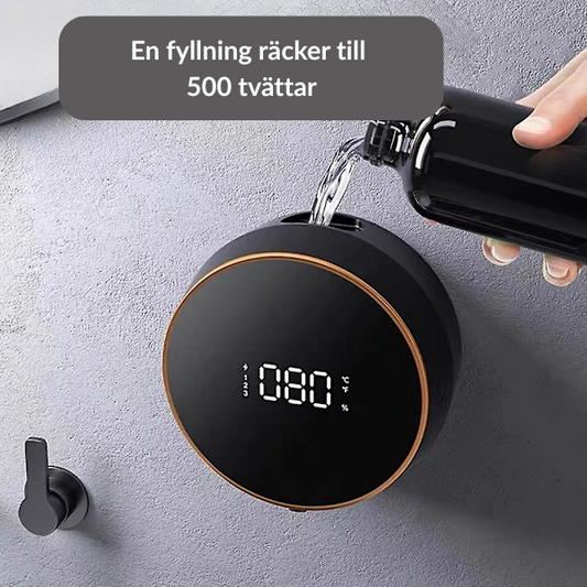Automatisk tvåldispenser 300ml med Rörelsesensor Uppladdningsbar Väggmonterad