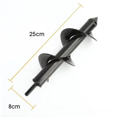 Jordborr för Skruvdragare – Kraftig Spiralborr för Plantering & Stolpar