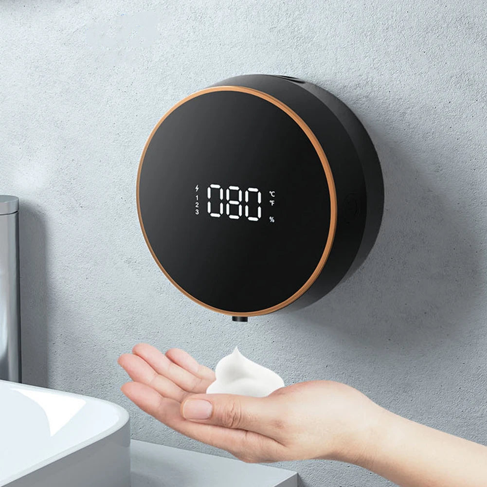 Väggmonterad skumtvålsdispenser 300ml med Rörelsesensor Uppladdningsbar