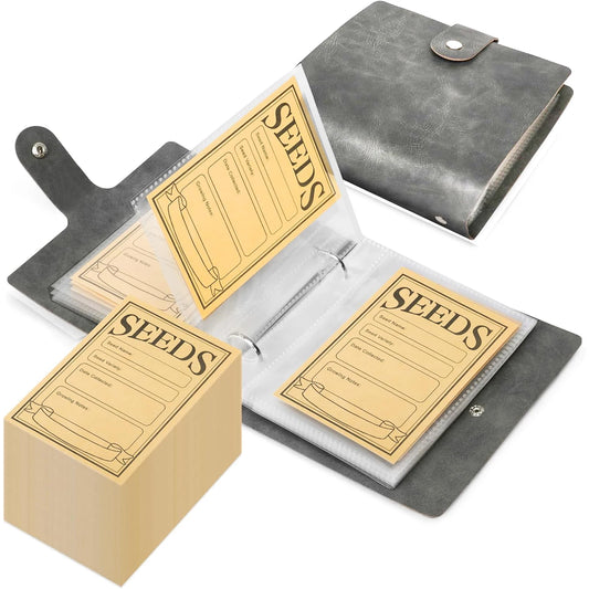 Seed binder with 50 seed packets