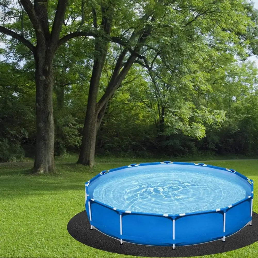 Rund markduk till pool eller studsmatta