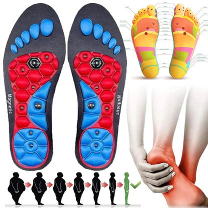 Magnetic Acupressure Shoe Insoles – Comfort & Foot Support for Tired Feet