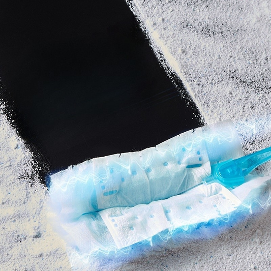 Dammvippa - Dammfritt med statisk elektricitet!