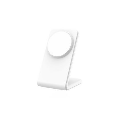 Trådlös magnetisk laddare och mobilställ i ett 