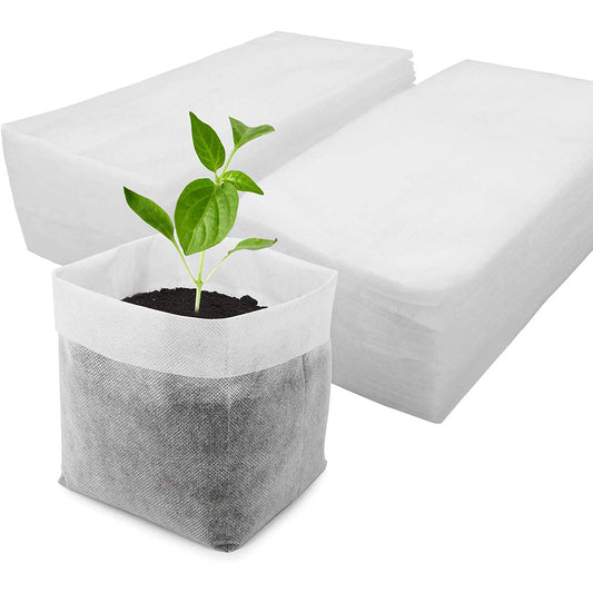 Biodegradable grow bags 100-pack