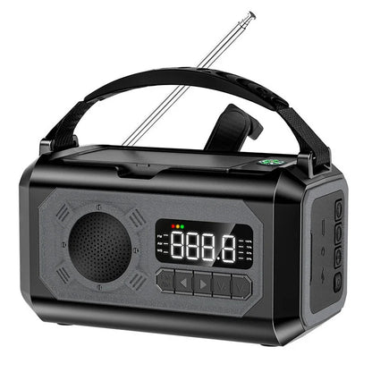 Nödradio 3-i-1 med Powerbank & Ficklampa – Krisberedskap vid Strömavbrott