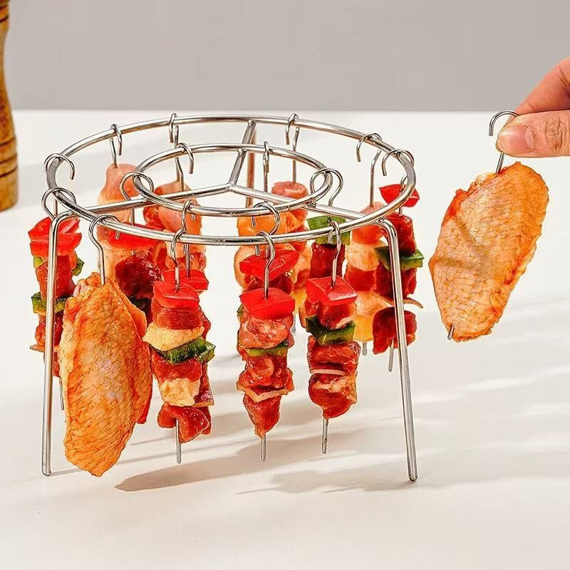 Grillställ + 24 spett till din airfryer