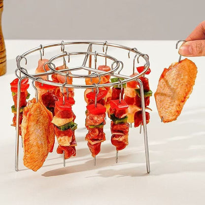 Grillställ + 24 spett till din airfryer