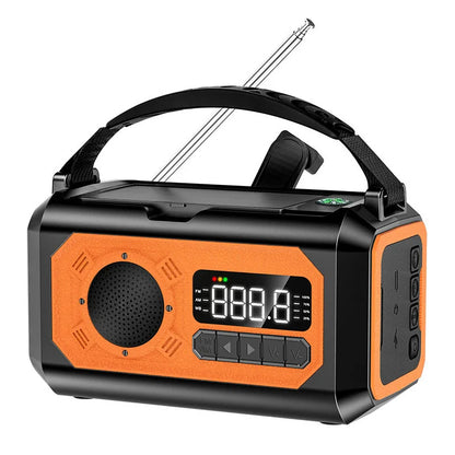 Nödradio 3-i-1 med Powerbank & Ficklampa – Krisberedskap vid Strömavbrott